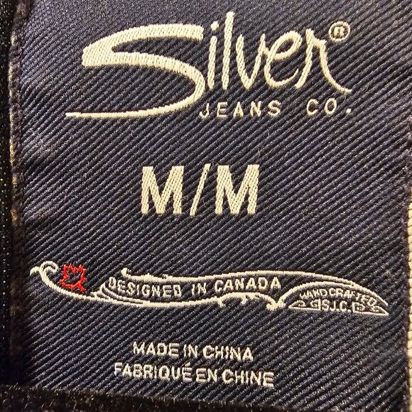 Excellent Condition - SILVER JEANS CO Faded Denim Jacket - Women's Size Medium - Picture 3 of 5